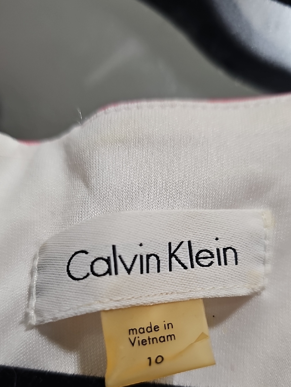 Calvin Klein White Floral Watercolor Sheath Dress - Picture 5 of 5